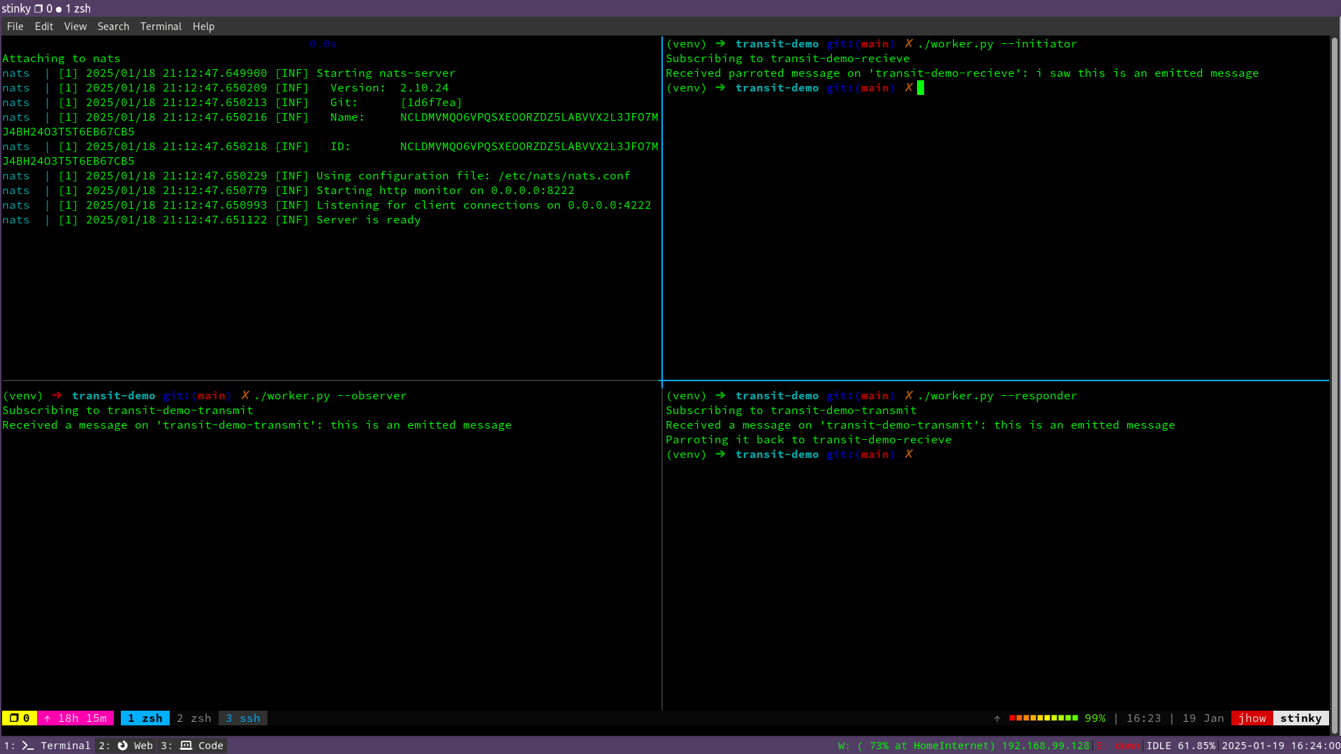 observer can see plaintext